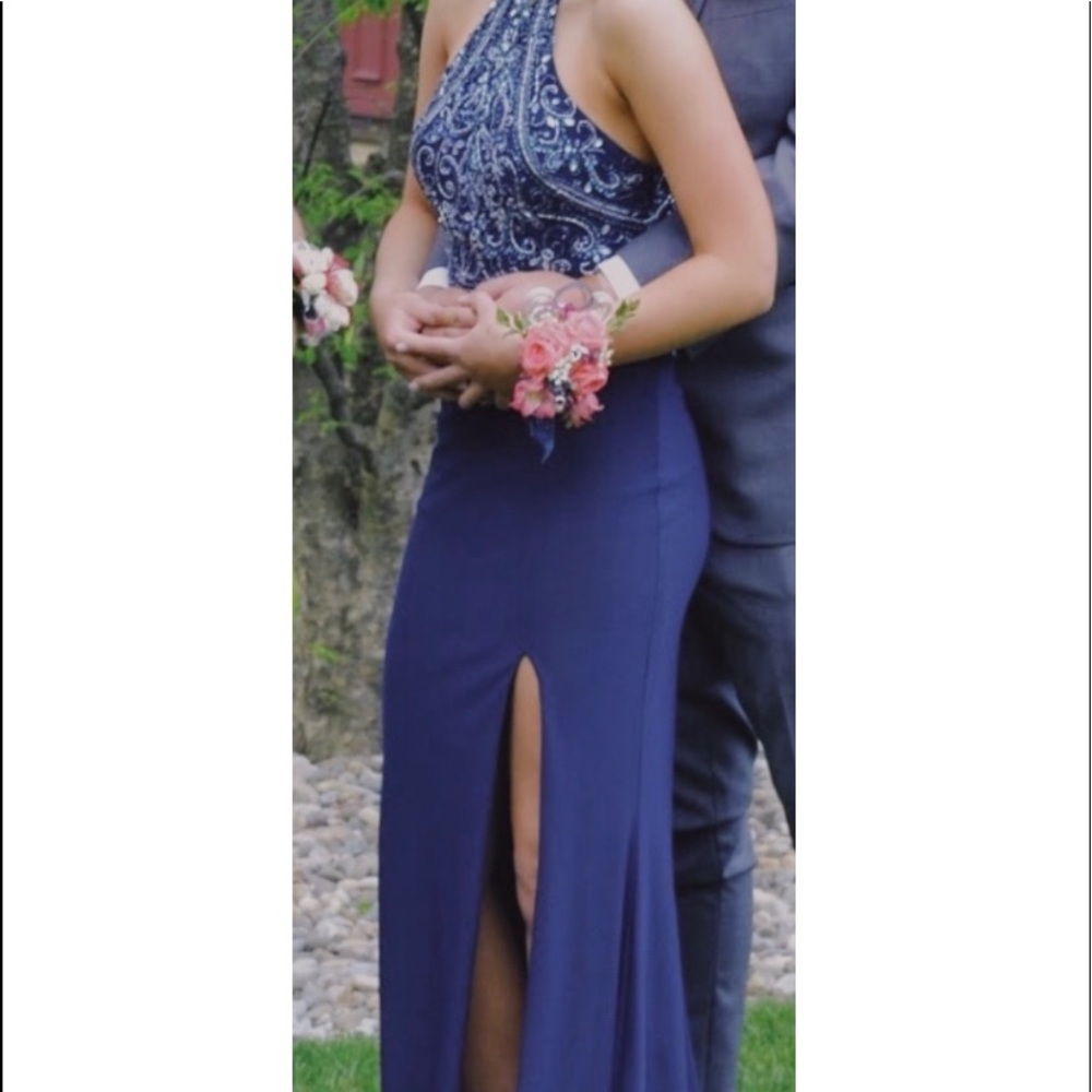 Rachael Allan 2pc prom gown